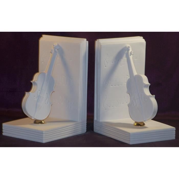 Serre Livres Violons Et Partition En Albatre Cdiscount Maison Serre Livres Violons Et Partition En Albatre Cdiscount Maison