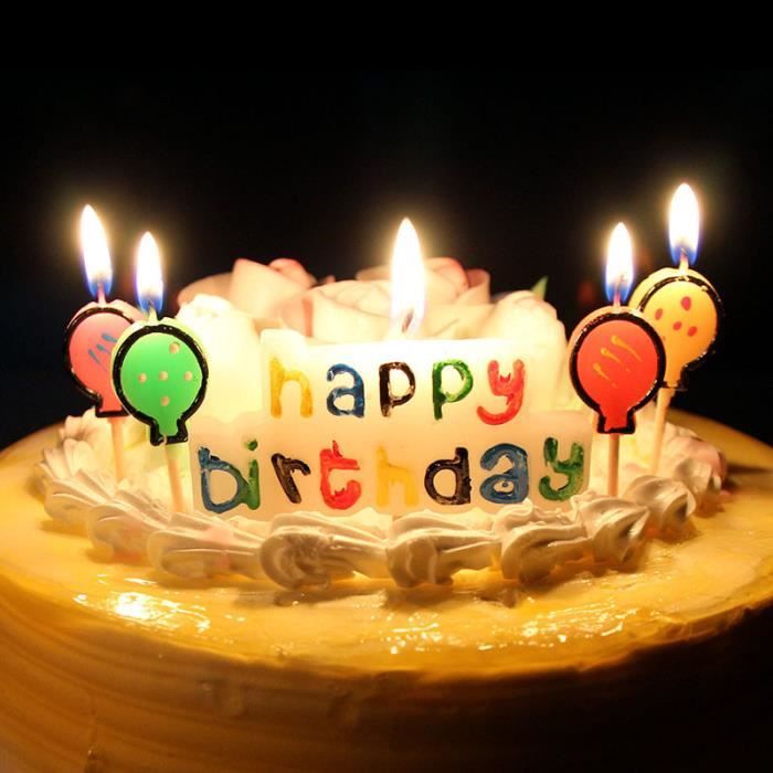 Bougies Pour F te Anniversaire Happy Birthday Ballons Bougies Pour F te Anniversaire Happy Birthday Ballons