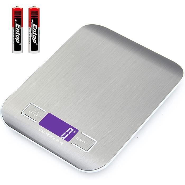 Balance Alimentaire,10kg-22lb Balance Digital Cuisine avec écran LCD et ...
