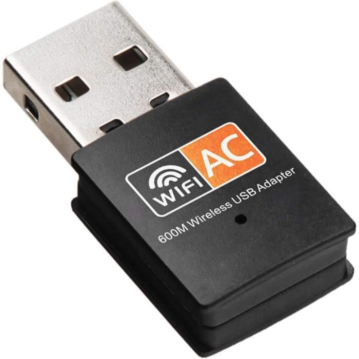 Adaptateur WiFi USB sans fil 600 Mbps Dongle 2.4 GHz Haiti