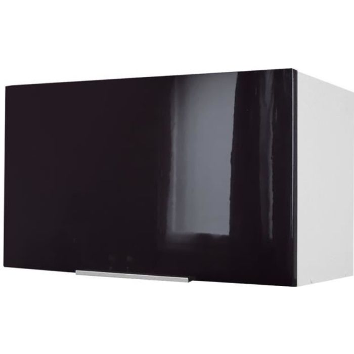 Pop Meuble Hotte L 60 Cm Noir Haute Brillance Achat Vente Elements Haut Pop Meuble Hotte L 60 Cm Noi Soldes Sur Cdiscount Des Le 20 Janvier Cdiscount