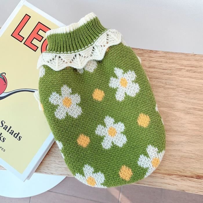 Pull pour chien manteau d hiver en tricot v tement pour chat