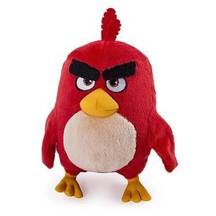 Peluche angry birds red 30 cm rouge FP Cdiscount Jeux Jouets