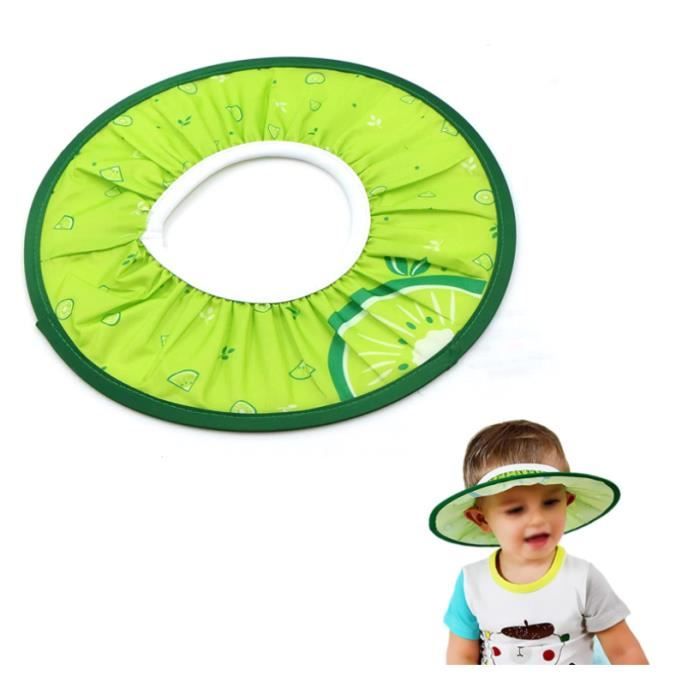 Bonnet De Douche Réglable Pour Bébé Et Enfants – Protège Les Yeux Lors Du Shampooing – Rose Et Bleu