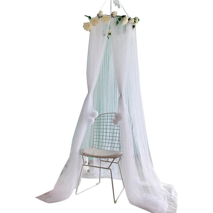 Moustiquaire De Lit Support Ciel De Lit Ciel De Lit Bebe Durable Moustiquaire Nordique Rose Fleur Anneau Enfants Lit Auvent Sus 2613 Cdiscount Maison