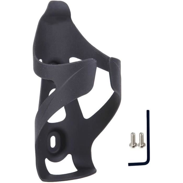Porte Bidon Fibre Carbone Léger - Porte Bouteille Vélo Route VTT Enfants - Noir