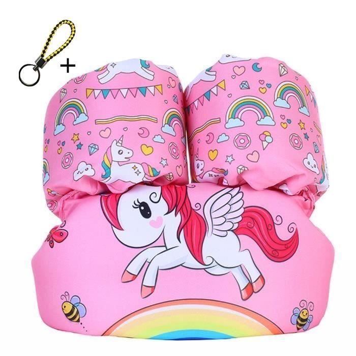 Brassard Bébé 1-6 Ans - 3 Chambres à Air Indépendantes - PVC écologique - Poids 6-20kg - Motifs Marins - Sécurité Piscine Plage - 2