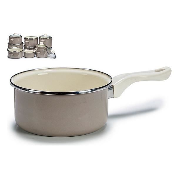 Quid Cocco Casserole en acier émaillé 20 cm - 2,3 l Blanc
