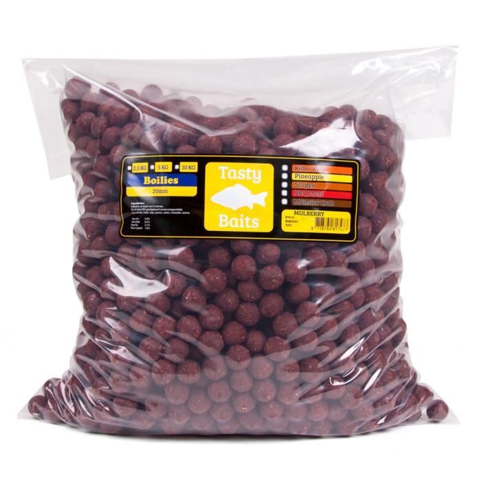 Tasty Baits Mulberry Magic | Bouillette | 20mm | 10kg