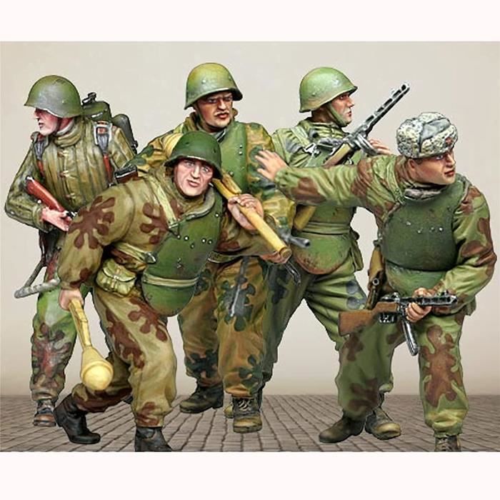 Figurine Résine 1/35 – Soldat Allemand WWII – Maquette Non Peinte Et Non Assemblée