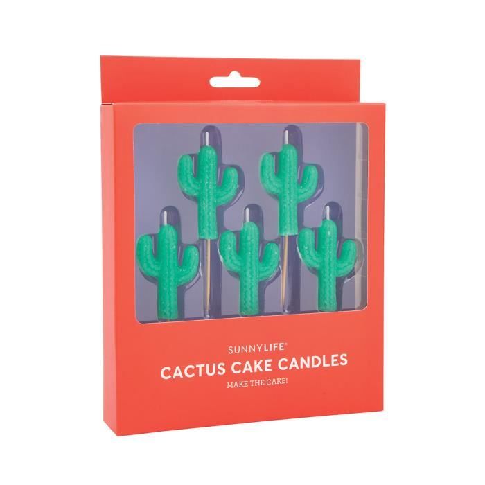 Bougies D Anniversaire Vert Cactus U Vert Cdiscount Maison
