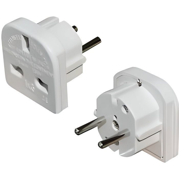 Gris Câble Clips Double et Terre avec vis pour Standard au Royaume-Uni Câble UK Vendeur