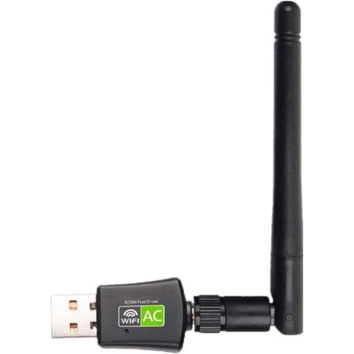 Adaptateur USB Wifi - WiFi Adapter A - Double bande 600Mbps - 5.8GHz/2
