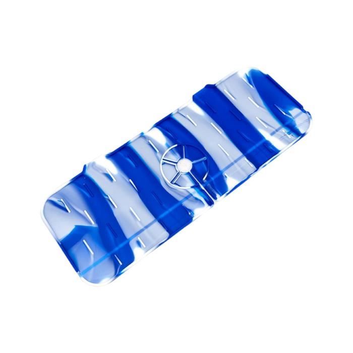 2 Protections Anti-éclaboussures Pour évier - Silicone Réutilisable 20.5x2x3 Pouces - Pour Cuisine Et Salle De Bain