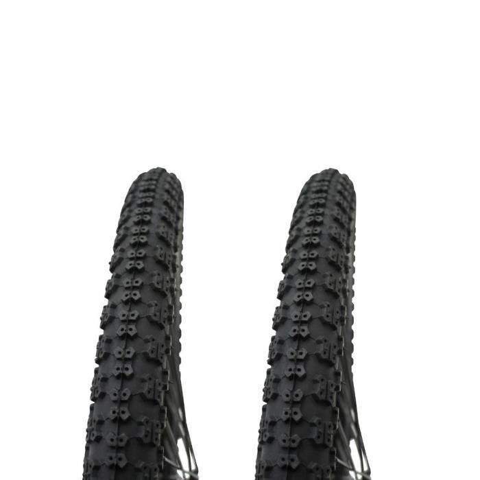 2x Pneu velo 20 X 1.75 47 406 noir cycle ideal BMX freestyle dirt terrain mixte