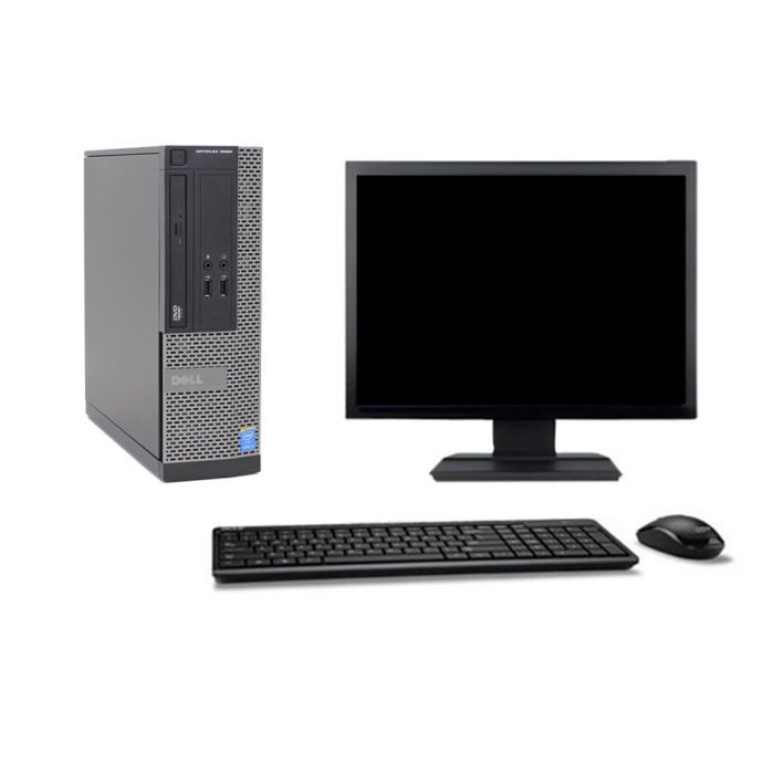 PC Dell Optiplex 3020 SFF Ecran 22 i3-4130 RAM 8Go Disque 250Go Windows 10 Wifi