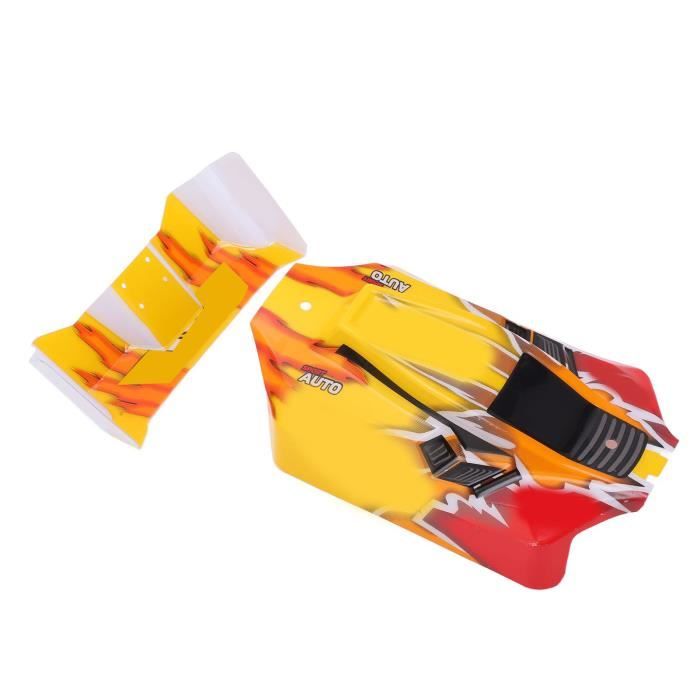 Dilwe Coque De Voiture RC – Lot De 2 – Compatible Wltoys 144001 1/14 – Rouge – Plastique Durable