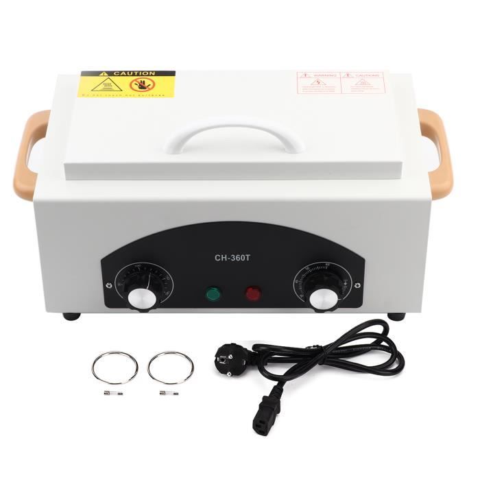 Stérilisateur à Chaleur Sèche - Pour Outils Beauté, Spa, Dentaire - Minuterie Et Température Réglables Jusqu’à 230°C