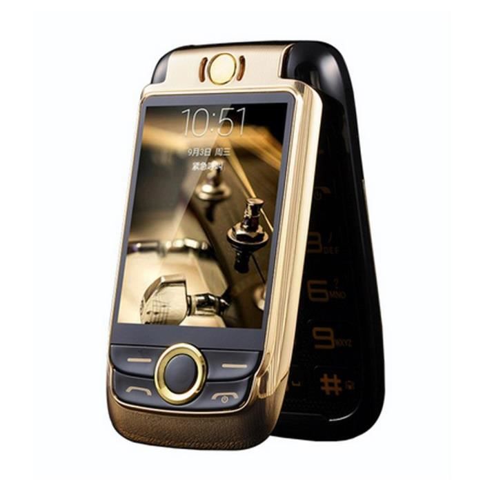  Téléphone mobile à rabat double