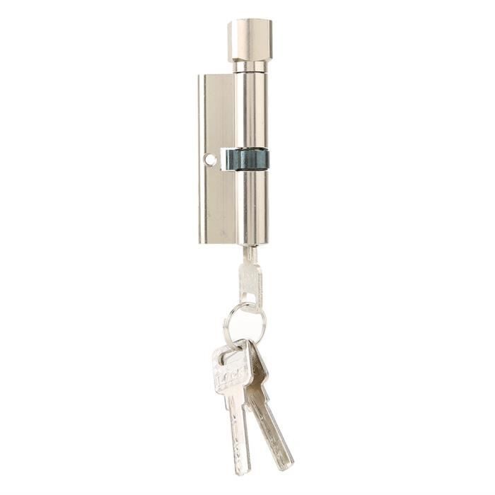 Serrure LS-2401 Life Storage En Laiton Massif - 19 Mm - Sécurité Max Pour Portes De Garage