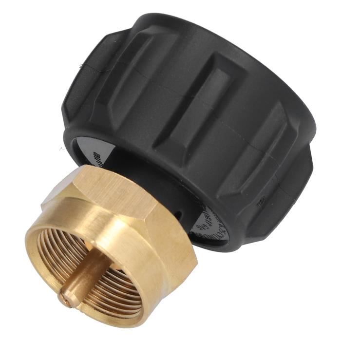 Adaptateur Vanne De Réservoir HPA G1/2-14 - On/Off ASA Fileté Noir (neuf)