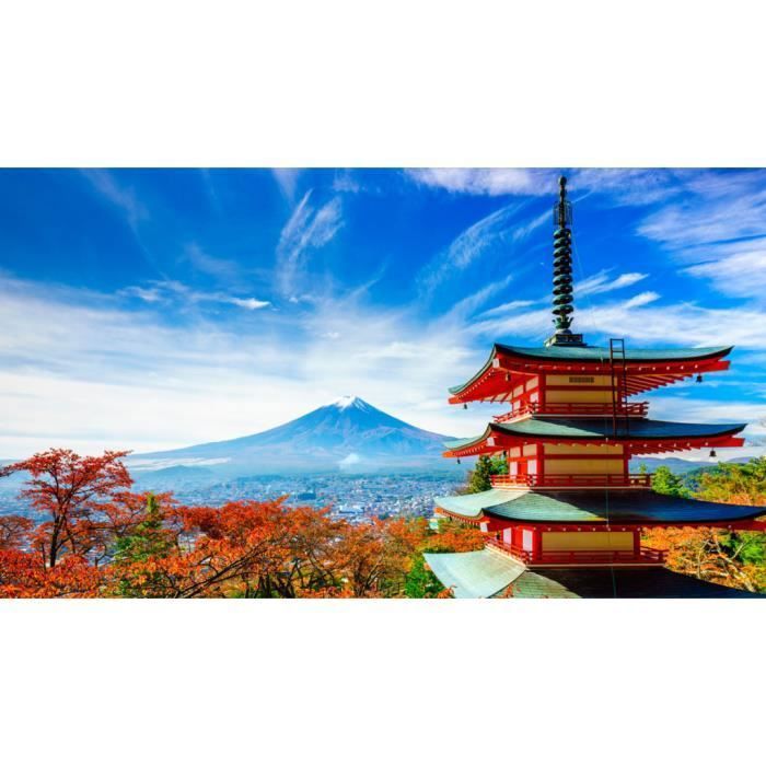 Affiche du Mont Fuji au Japon