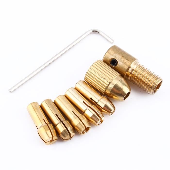 0.5-3mm Petite Perceuse Électrique Collet Mini Drill Chuck Set 2.0mm