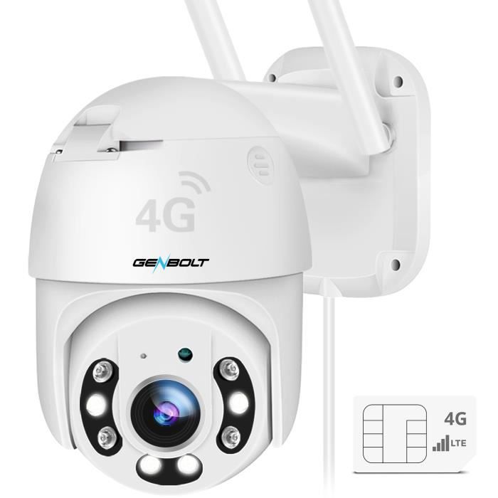 Caméra Sans Wifi Surveillance 3G 4G Autonome Sans Internet l Camera-Optiqua