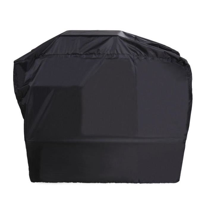 Housse De Barbecue Premium 139x200x83 Cm - Protection Imperméable Et Respirante Avec 2 Fermetures Éclair Et Ourlet Élastique