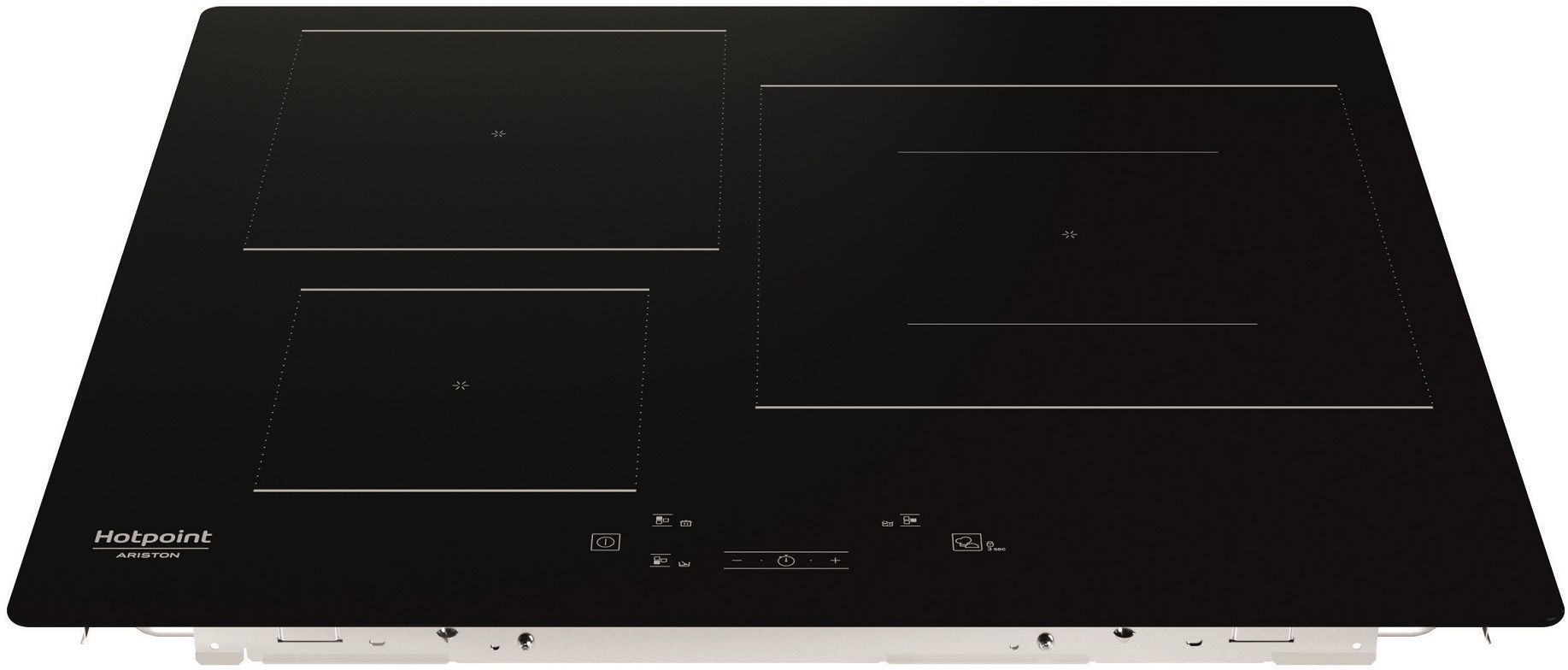 HOTPOINT Table induction 3 foyers HQ5760SNE - vue 1