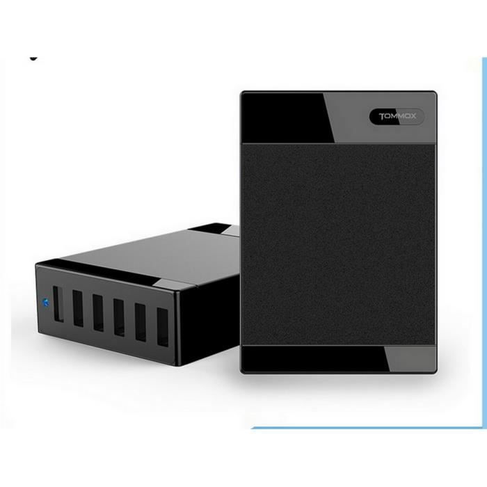 Station De Charge USB 60W Avec Écran LCD - 6 Ports USB-A + 1 USB-C - Surveillance En Temps Réel - Charge Rapide Multi-Appareils - 10