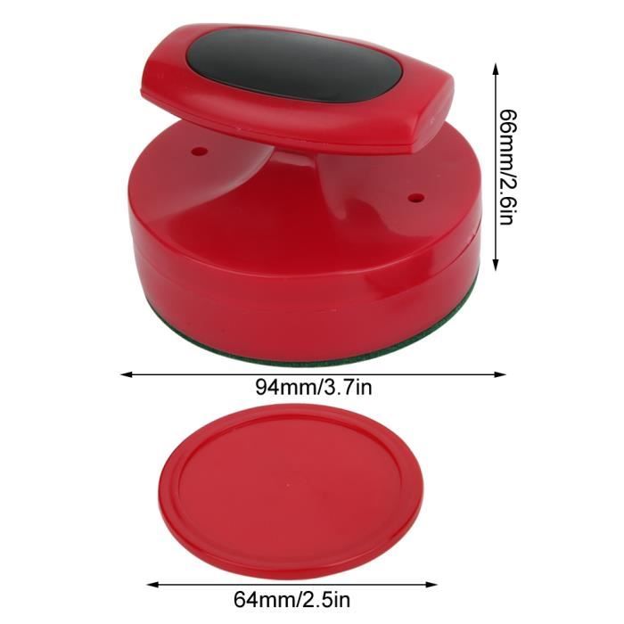 Lot De 4 Poussoirs Hockey Sur Table 96mm + 4 Flanelles + 8 Palets Rouges