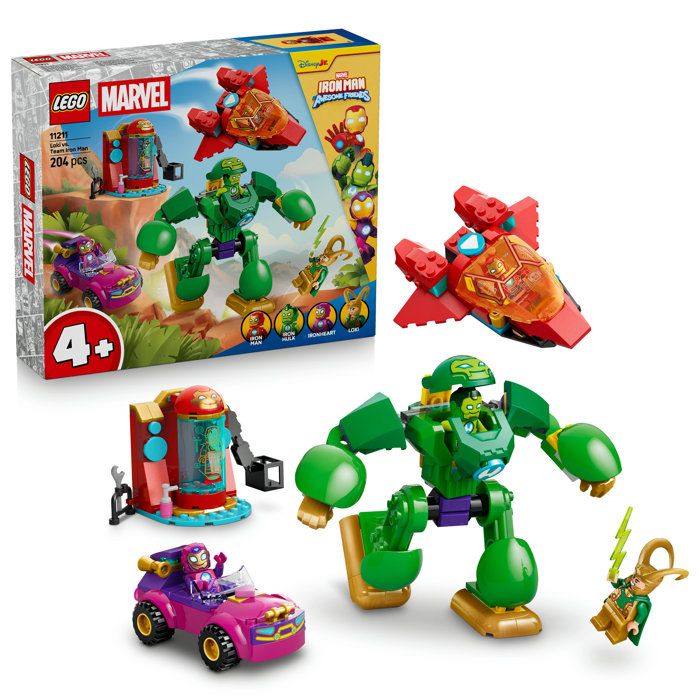 LEGO Disney Junior Marvel Loki contre la Team Iron Man 11211 - vue 3