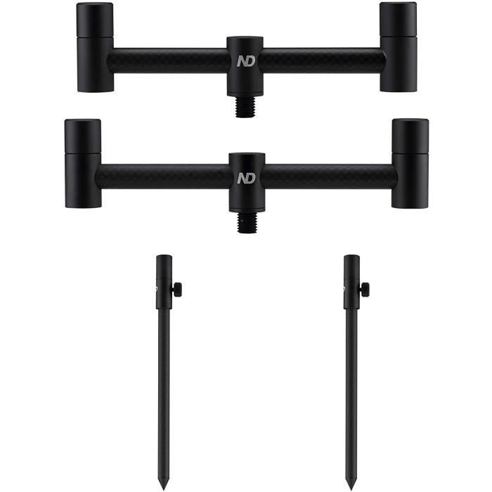 Barre Buzz Modulaire Pêche Carpe Barre Buzz Carbone New Direction Tackle - 3 Tiges 31,8cm - Modulaire Pêche - P10 Carbone Modulaire Pêche