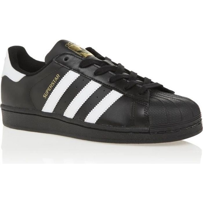 adidas superstar femme noir et doré