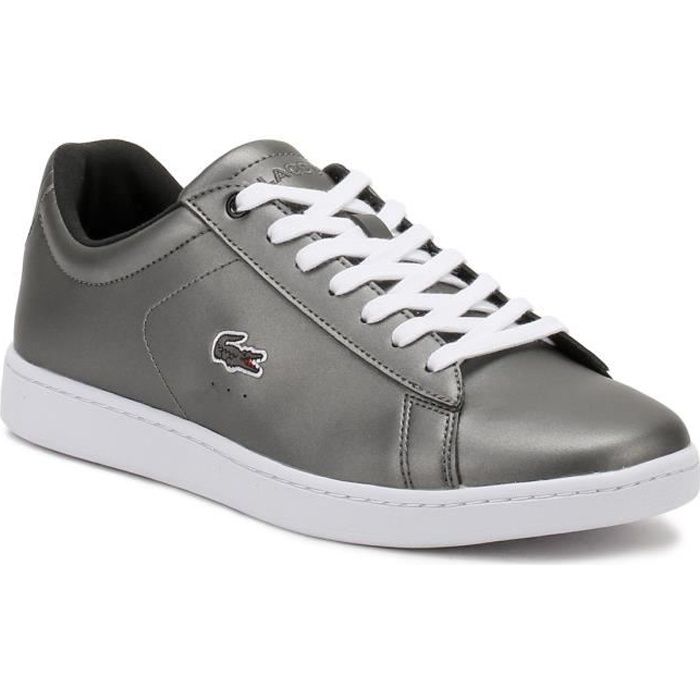basket lacoste femme noir