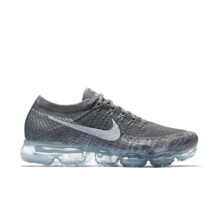 Basket Nike Air Vapormax Flyknit Homme Ref. 849558 002 Gris
