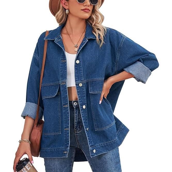 Cdiscount Veste En Jean Femme Mi Longue Veste En Jeans Femme Mi - Main Image