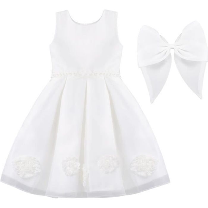 robe blanche 12 ans