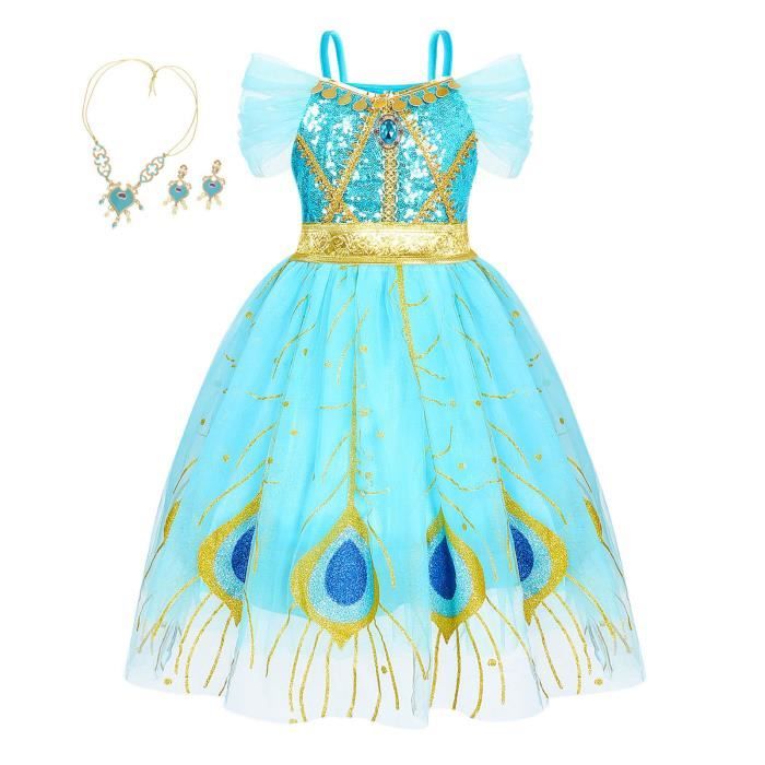 Déguisement Princesse Cendrillon AMZBARLEY pour Filles avec Accessoires  Bleu 3-12 ans - Cdiscount Jeux - Jouets