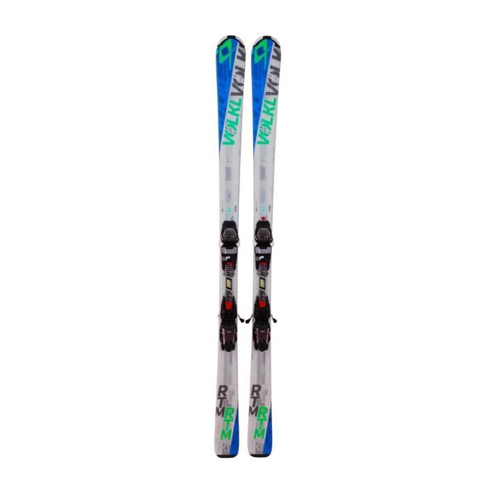 Ski Völkl Super Sport 168 Cm + Fixations Marker 10 - Bleu - Ancien Ski De Location - Occasion