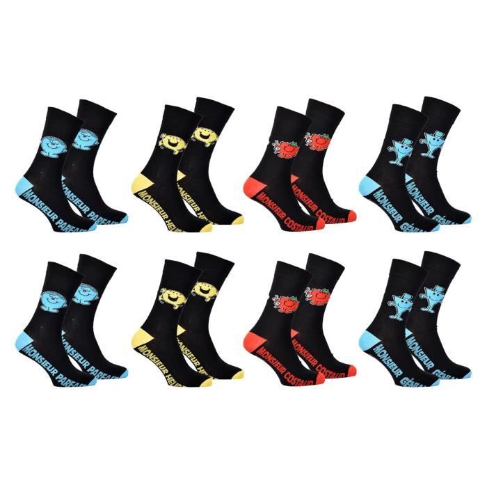 Pack Chaussettes Homme MARVEL AVENGERS - 78% Coton - Tailles 39/42 Ou 43/46 - Cadeau Fan Super-héros