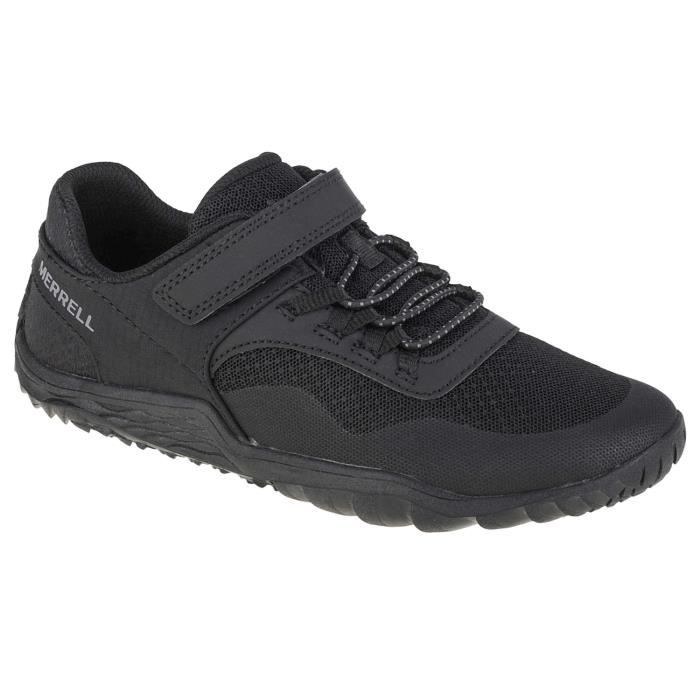 chaussures de running - merrell - trail glove 7 a-c mk266792 - noir - garçon - drop 4mm - usage régulier