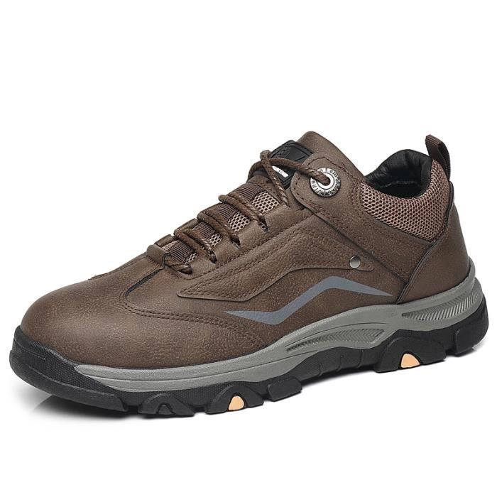 Chaussures Randonnée KEEN Imperméables Homme Cuir Marron Taille US 10.5 UK 9.5