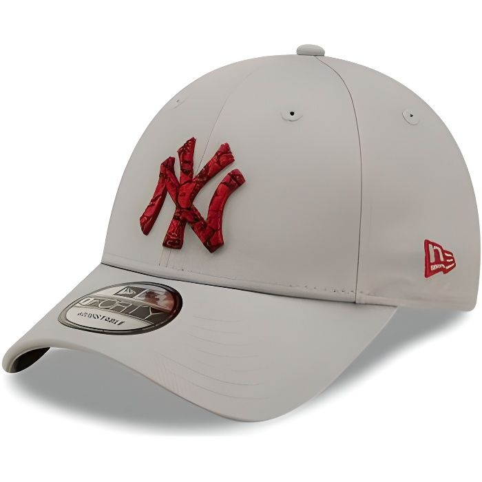 Casquette Homme New Era NY Yankees Marble Infill 9Forty Gris