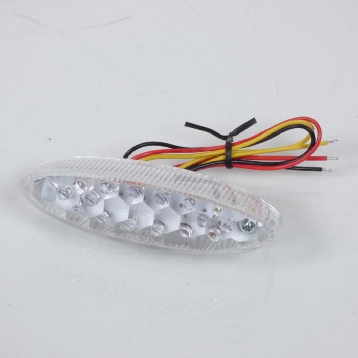 Eclairage de plaque moto LED, Homologué CE
