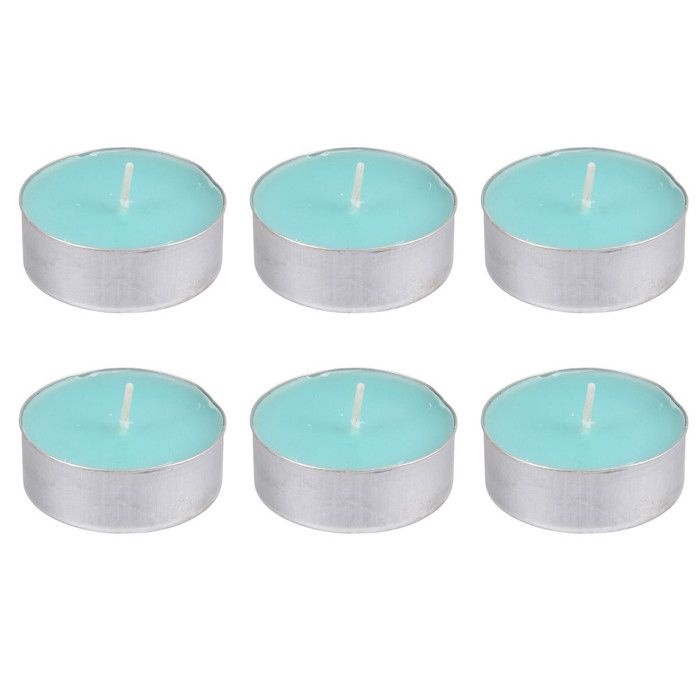 Lot De 60 Bougies Chauffe-plat Parfum Explosion Florale - Brûlure Longue Durée - Aluminium