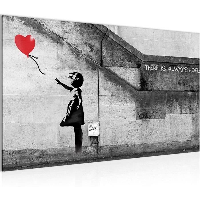 Tableau toile photo Banksy Ballon Girl Street Art