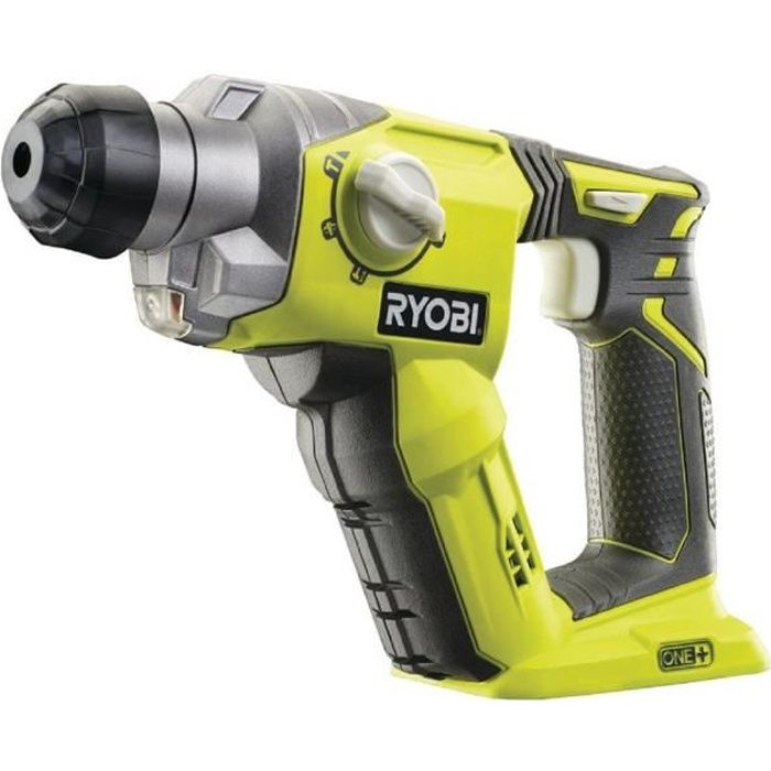 RYOBI Marteau Perforateur Sans Fil 18V ONE+ 4 Modes de Perçage et Burinage Béton Métal Bois Céramique Mandrin SDS+ Tout Foret Batterie et Chargeur non Inclus R18SDS 0 - vue 3