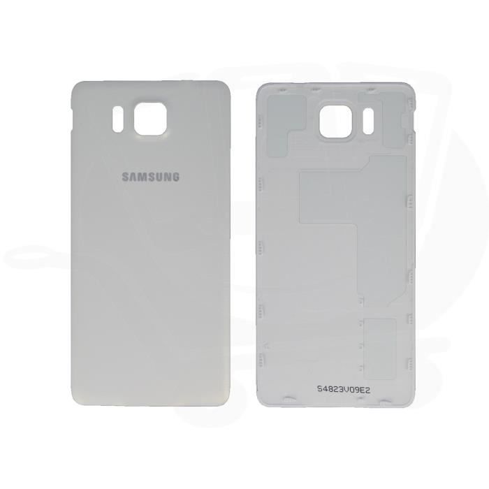 CACHE BATTERIE Samsung SM-G850F Galaxy Alpha BLANC